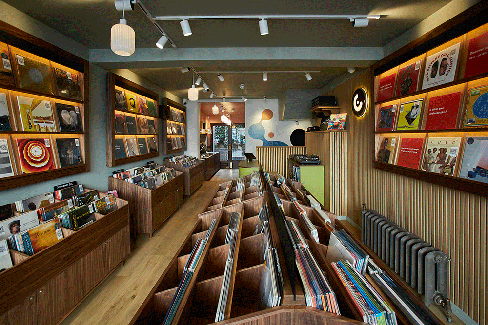 Record shop design space